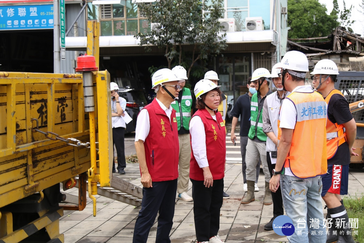 嘉義市長黃敏惠慰問台北市政府團隊／嘉義市府提供