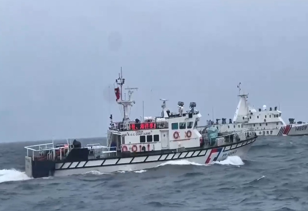 中國海警「暗船」突擾金門 海巡署火速驅離捍衛水域安全 212 248250711a01