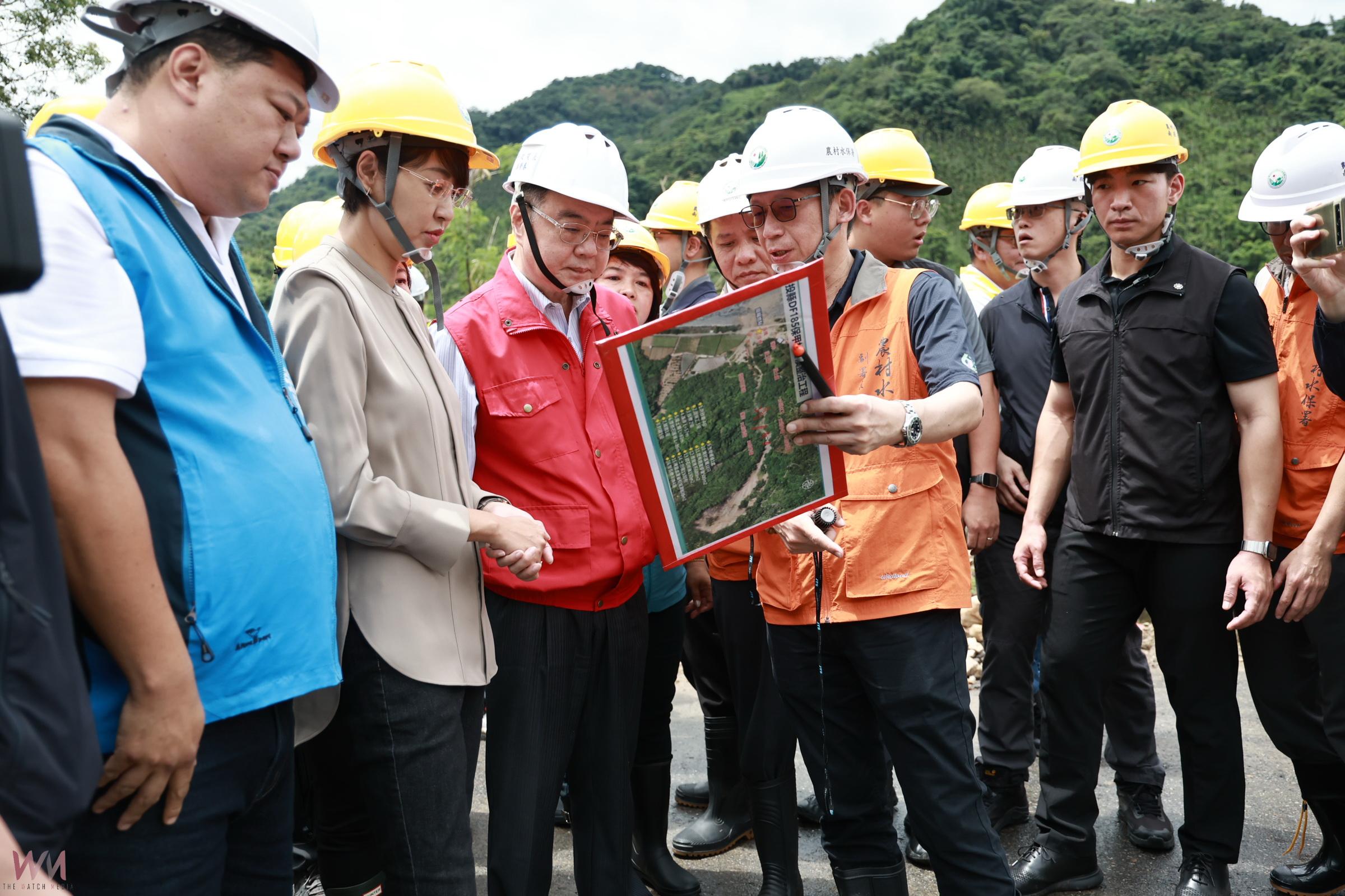 行政院長蒞縣勘災許縣長爭取提高治山防洪經費與放寬農損救助品項 - https://www.watchmedia01.com