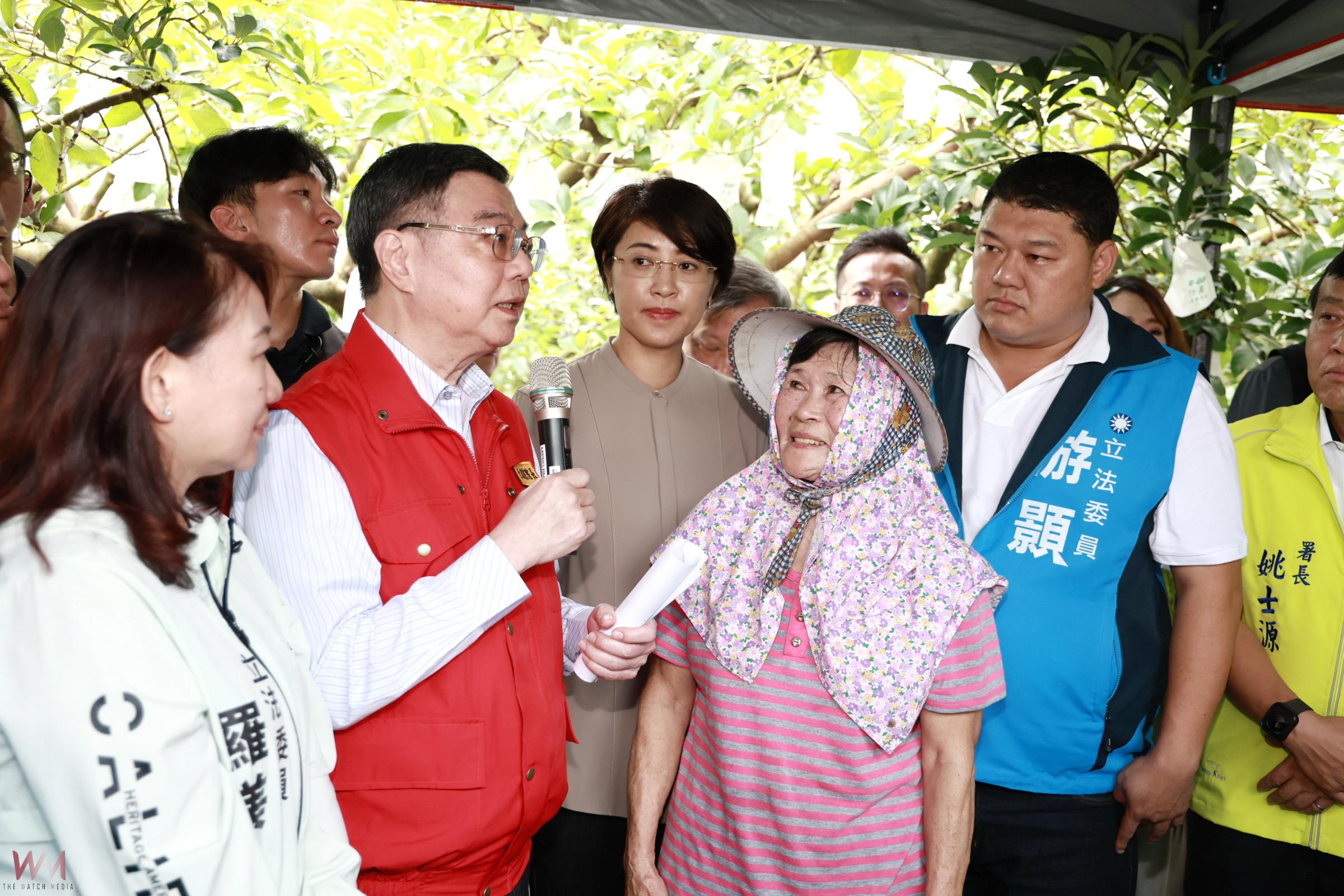 行政院長蒞縣勘災許縣長爭取提高治山防洪經費與放寬農損救助品項 - https://www.watchmedia01.com
