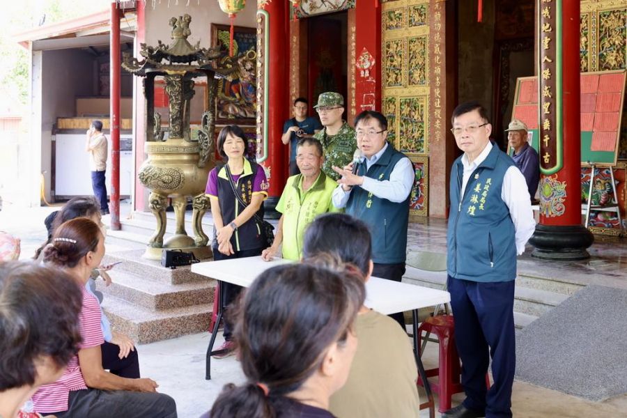 新營、白河災區   黃偉哲允諾補助修繕、全力支援