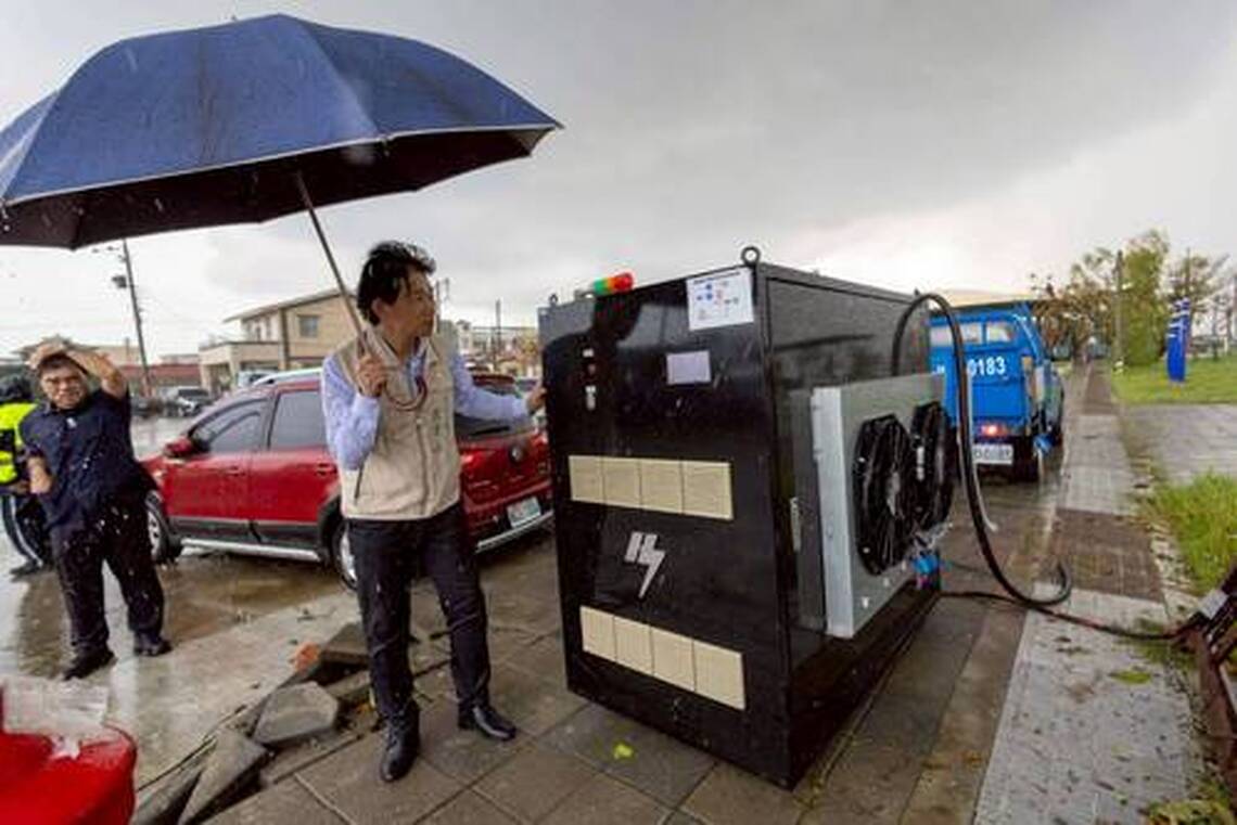 氫能發電救援緩解台南七股公設停電