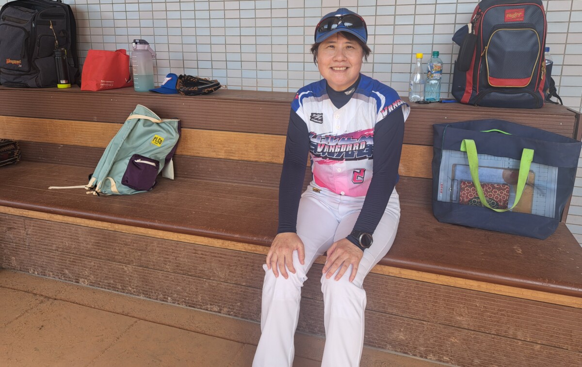 台北先鋒隊教練黃久芳表示，這支球隊最大的特色在於選手們的自主性與團隊精神。(記者郭晉嘉拍攝)。