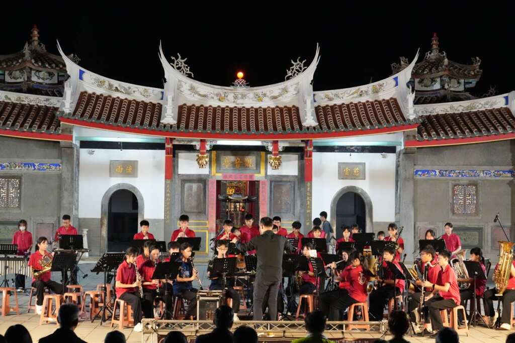▲觀音亭給在地學子一個表演的舞台。