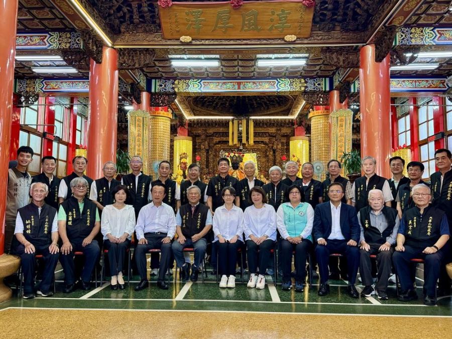 丹娜絲颱風重創嘉市 黃敏惠感謝地藏庵捐贈500萬的救災專款