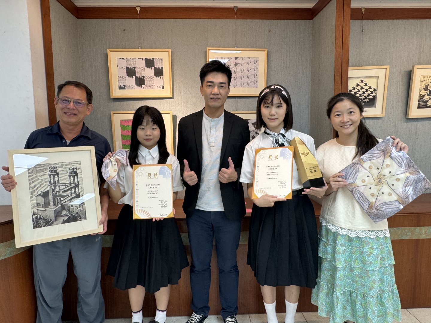藝術導覽實力驚豔全場 中山工商勇奪第十六屆廣達游藝獎導覽達人中學組首獎、佳作