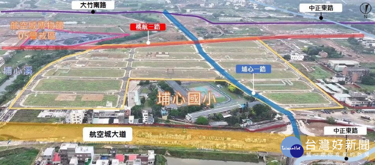 桃園航空城路網。