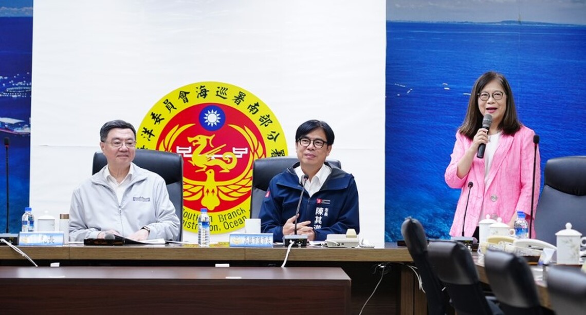 卓揆視察興達港海巡基地  1500億特別預算打造海巡為國家安全支柱