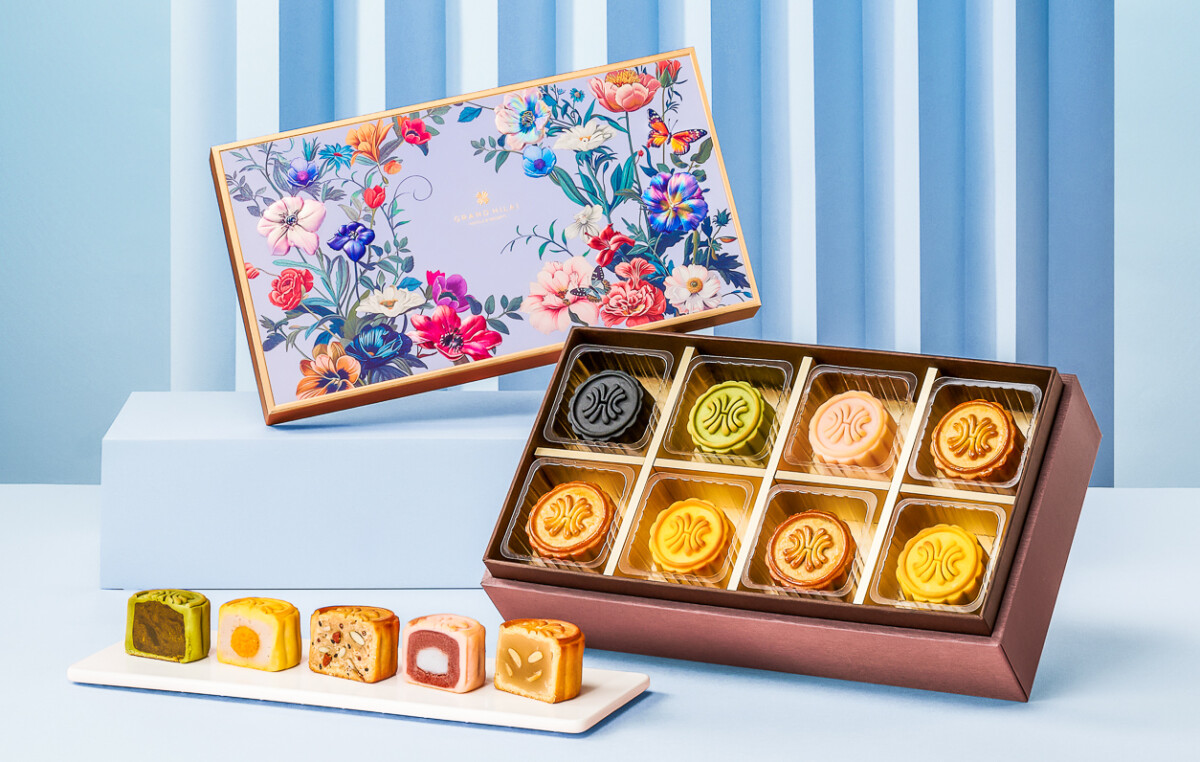 ▲漢來情月風雅禮盒(小盒8入) 售價1,380元。（圖/漢來美食提供）