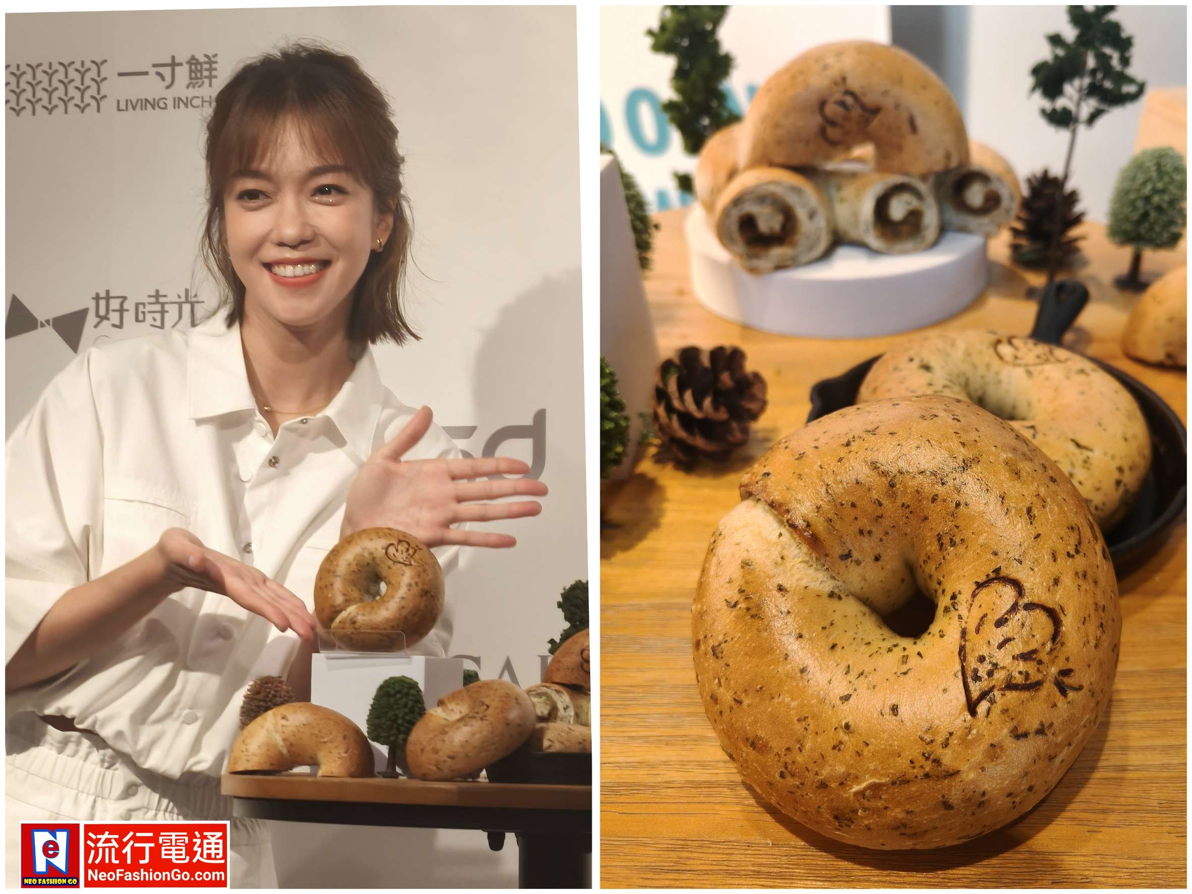 好丘品牌大使李霈瑜（大霈）研發《開香好事花生貝果》「有香菜，花生香，口味就像少了豬血糕那片的好味道。」並以「Well Being」開啟日常生活美學
