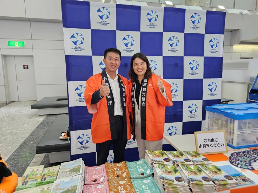 許智傑第三度受邀赴日首航 仙台快閃12小時開航大成功