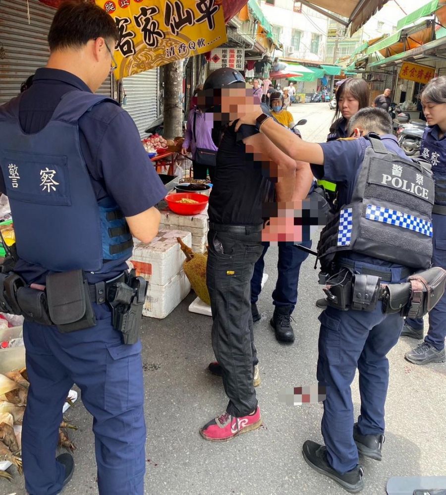 男子糾紛亮刀傷人 中埔警強勢執法速逮嫌 送嘉檢偵辦
