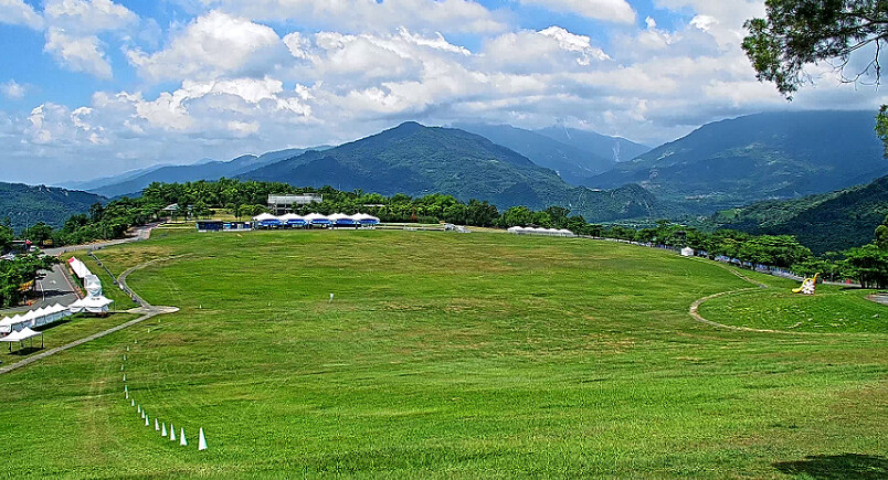 ▲鹿野高台即時影像美景。