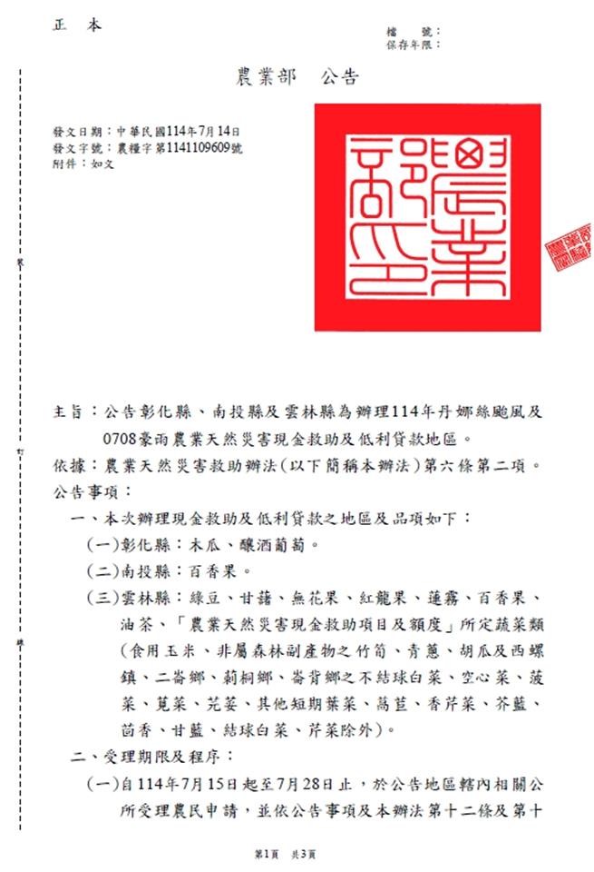 豪雨重創釀酒葡萄與木瓜 縣府籲農民儘速申報補助 - https://www.watchmedia01.com