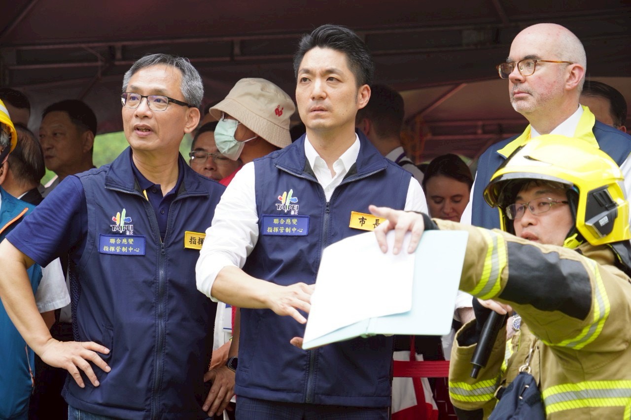 台北市城鎮韌性演習致詞亮點多　蔣萬安面諫賴清德「槍口絕不對內」 225