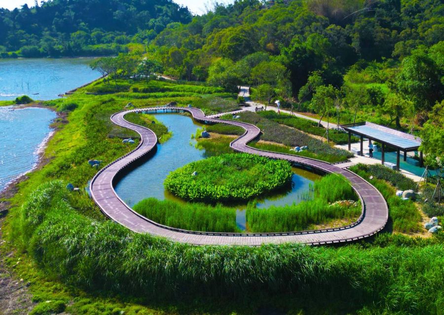 高雄觀音湖成生態景點 勇奪建築園冶獎及國家卓越建設獎