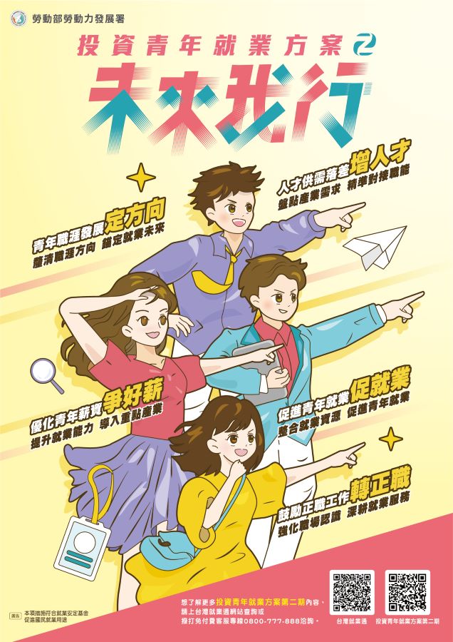 ▲勞動部高分署「投資青年就業方案2.0」的協助,讓茫然無措的小平重新錨定職涯方向,成功返回職場。