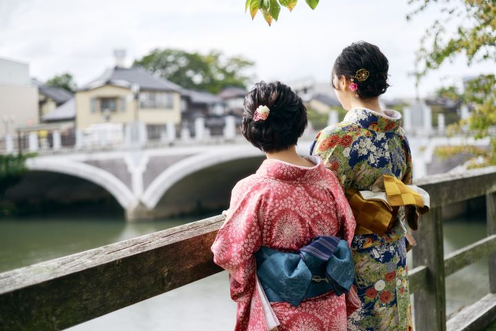 台灣遊客會在石川金澤穿和服逛淺野川、茶屋街。 圖:Ⓒ石川縣觀光連盟/來源