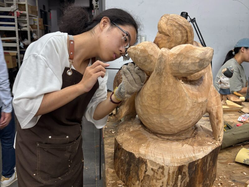 圖文:2025亞洲青年木雕藝術研習營。