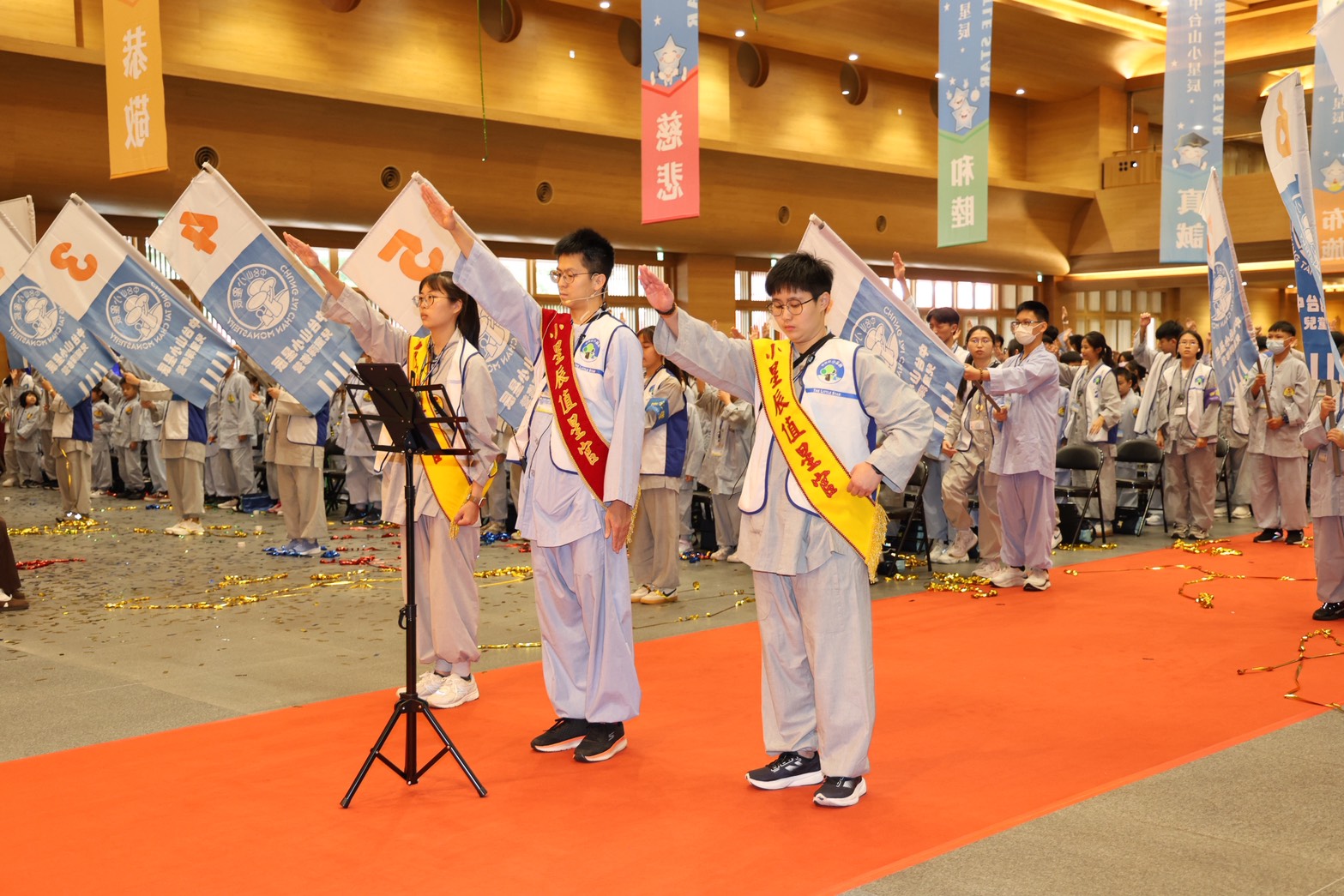 中台禪寺兒童禪修營睽違10年重啟 許淑華縣長出席祝福580位小星辰開啟覺醒旅程