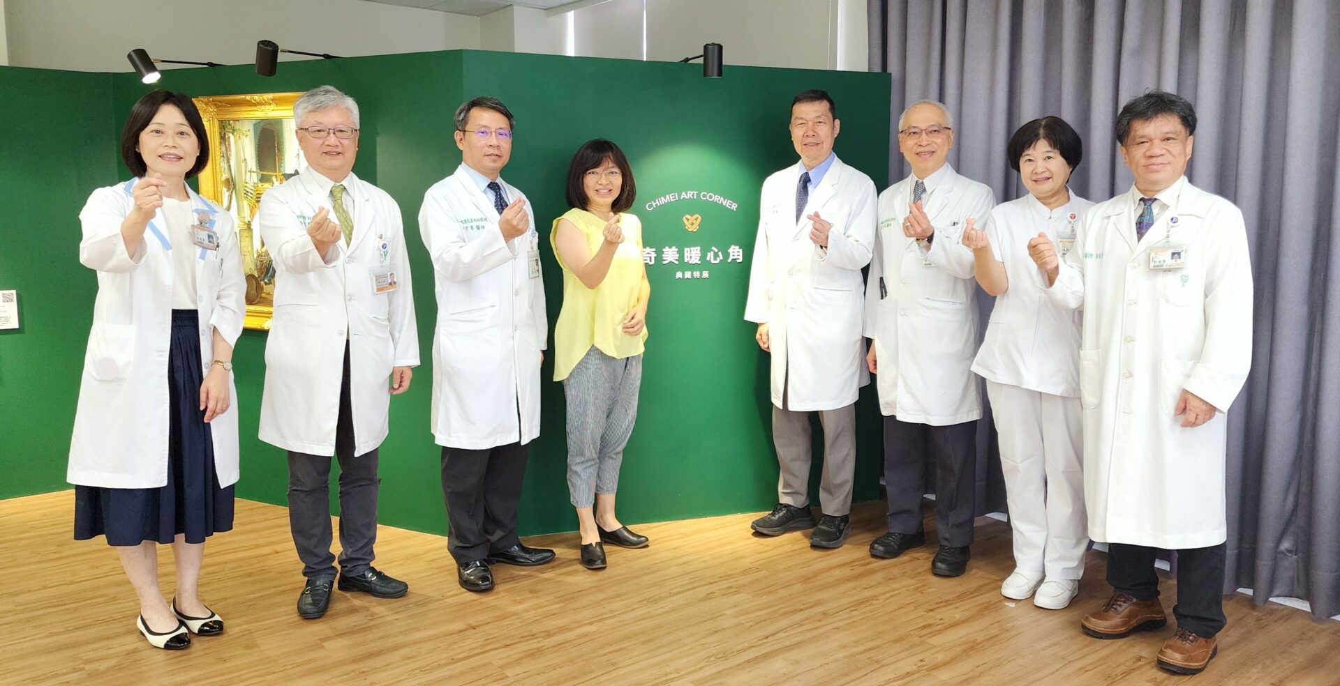 奇美醫院打造「奇美暖心角」　用藝術走進療癒現場
