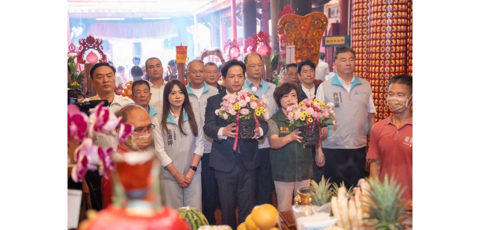 關聖帝君1866週年聖誕千秋 新竹市代理市長邱臣遠祝禱市政昌隆