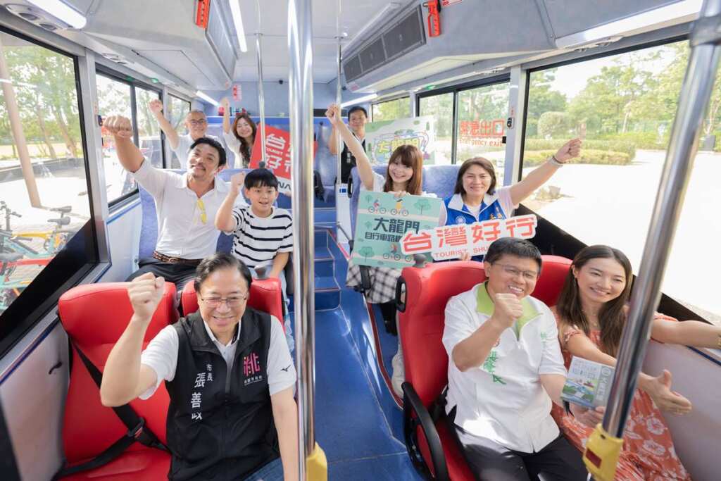 ▲台灣好行「503大龍門線」完整串聯大溪、龍潭及石門三大亮點景區。
