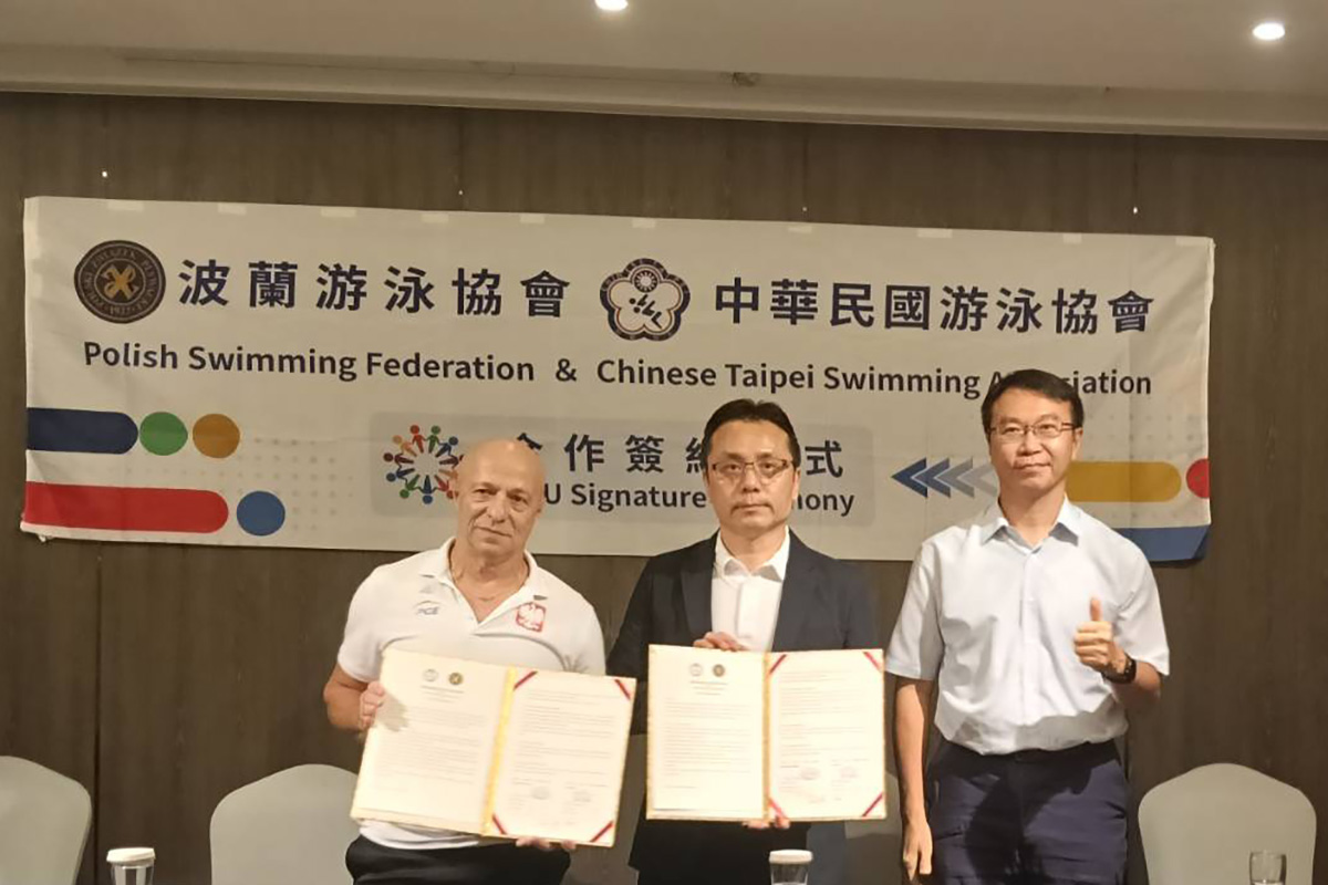 波蘭跳水國家隊移訓高雄　簽署MOU深化台波體育交流