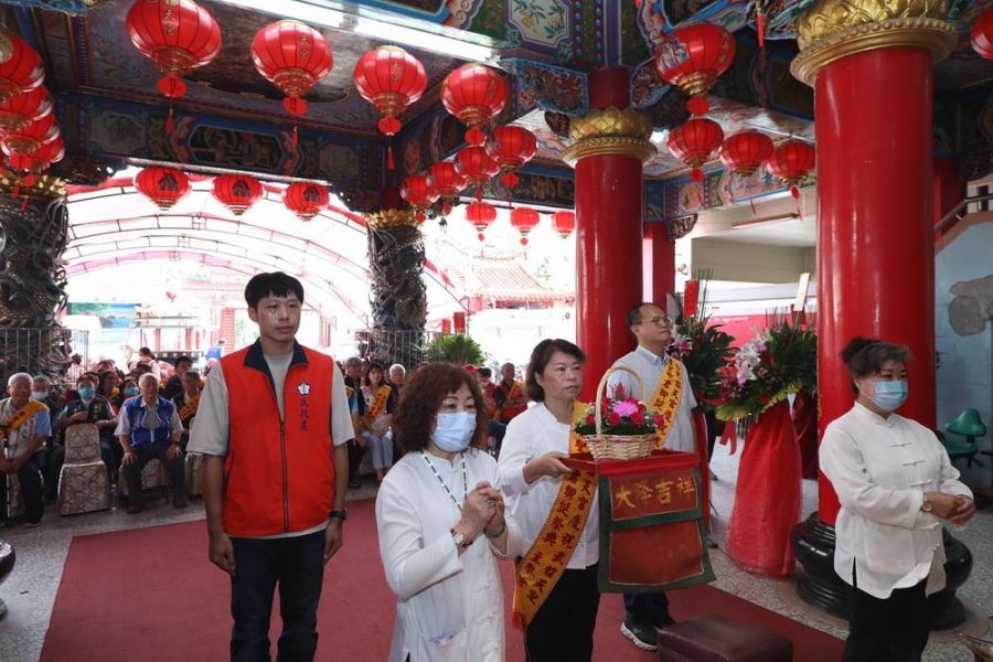 嘉邑鎮天宮武哲天皇關聖帝君聖誕祝壽大典 黃敏惠祈願國泰民安