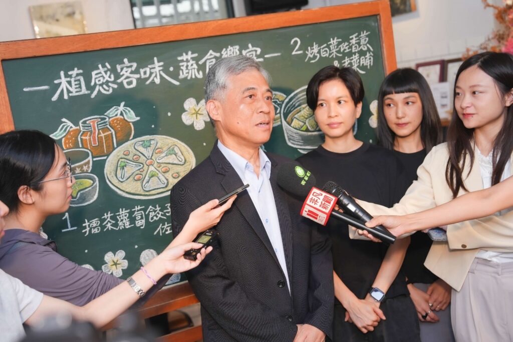 范副主委受訪表示鼓勵更多青年投入客食創新研發。(圖/業者提供)
