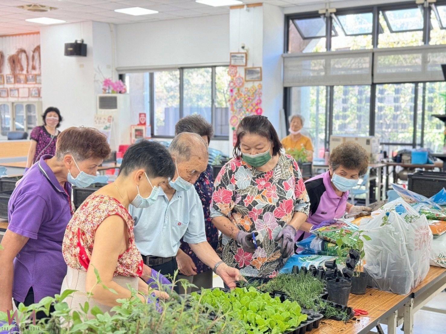 雙湖神鵰俠侶投入農村綠陪伴 芳香-綠療育助長輩提升量能撫慰心靈 - https://www.watchmedia01.com