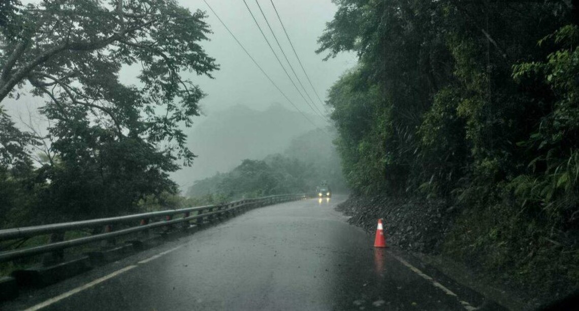 海端鄉下馬路段邊坡坍方已清理 雙向道路恢復正常通行