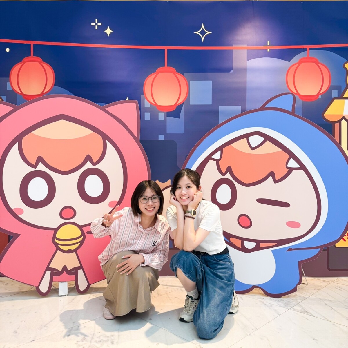 ▲港仔眼中的台灣夜市—茶里夜市，即日起至9月29日在新光三越高雄左營店11樓展出。（圖/新光三越高雄左營店提供）