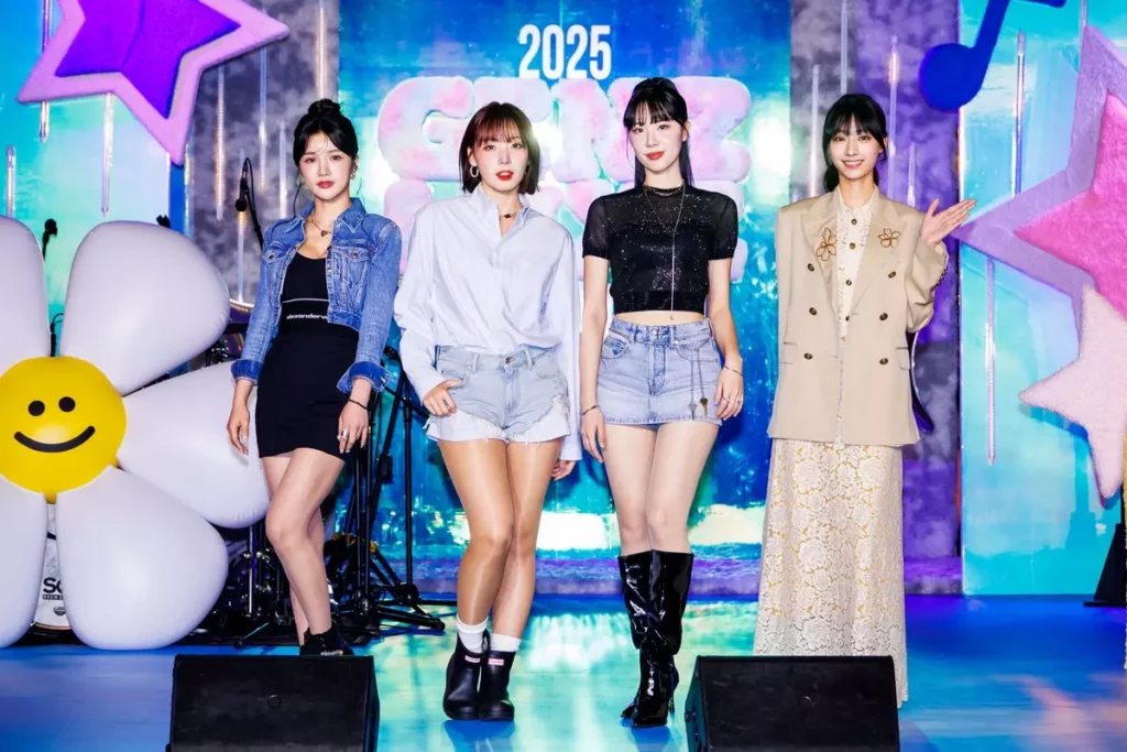 樂天啦啦隊女神岱縈、河智媛、宋宋、嘎琳身穿alexanderwang 及 GoldenGoose 服飾閃耀登場