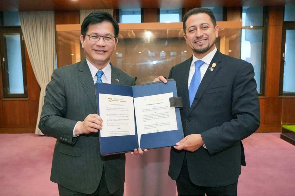 ▲外交部長林佳龍晚宴歡迎瓜地馬拉共和國國會議長羅慕斯再度率跨黨派國會議員團訪台。