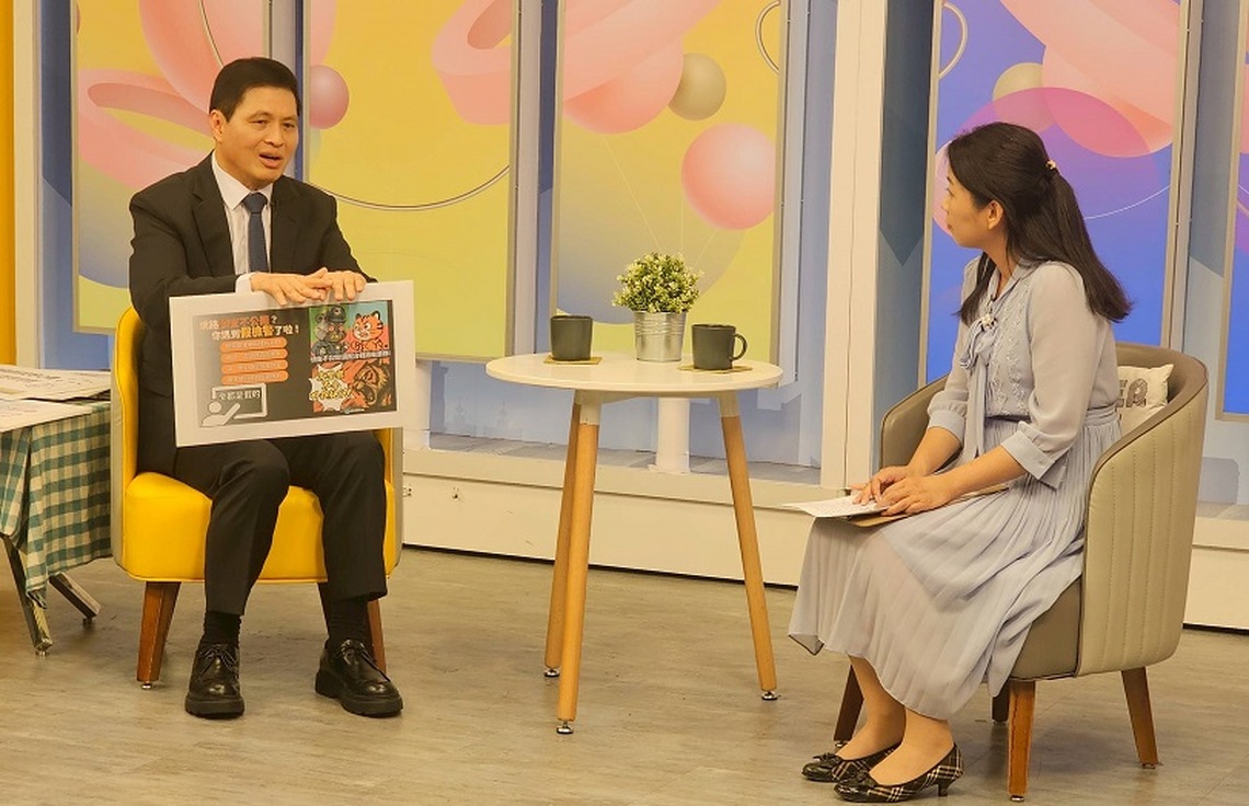 青春開跑打造全民識詐防線 高市警局長電視專訪親授防詐撇步
