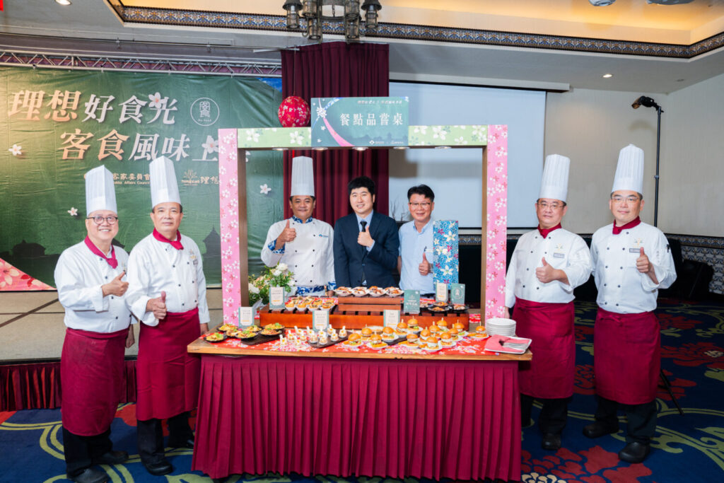 客委會及理想大地主廚團共同獻上創新客食料理。(圖/業者提供)