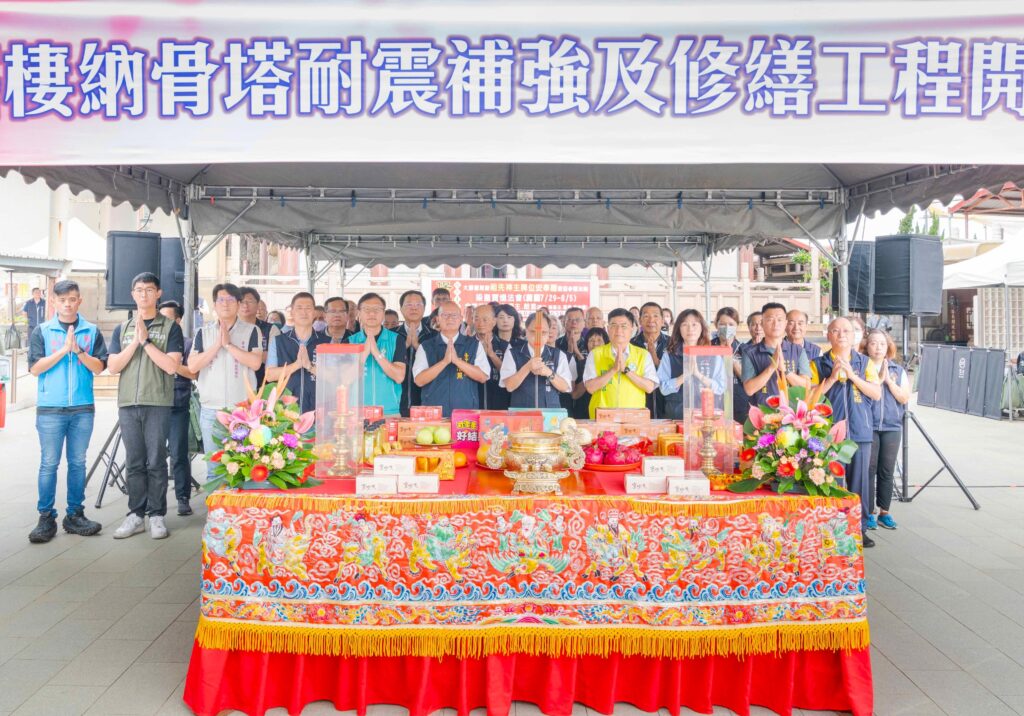 強化殯葬設施安全  中市梧棲納骨塔啟動耐震補強