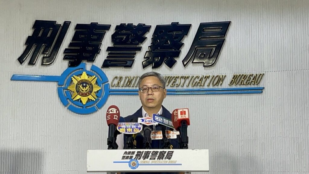 偵一大隊副大隊長李建翰說明案情。(刑事局提供)