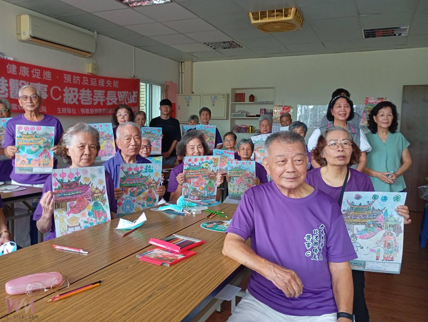 用畫說故事再現北港迎媽祖熱鬧情境 佛教慈濟醫療財團法人斗六慈濟醫院(北港草湖醫事C)長者藝術創作展 - https://www.watchmedia01.com