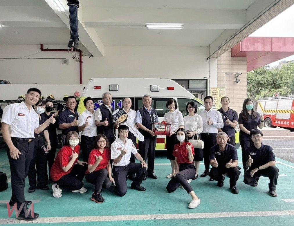 援助消防救災工作 寶禎建設捐贈救護車與器材提升市民安全 - https://www.watchmedia01.com
