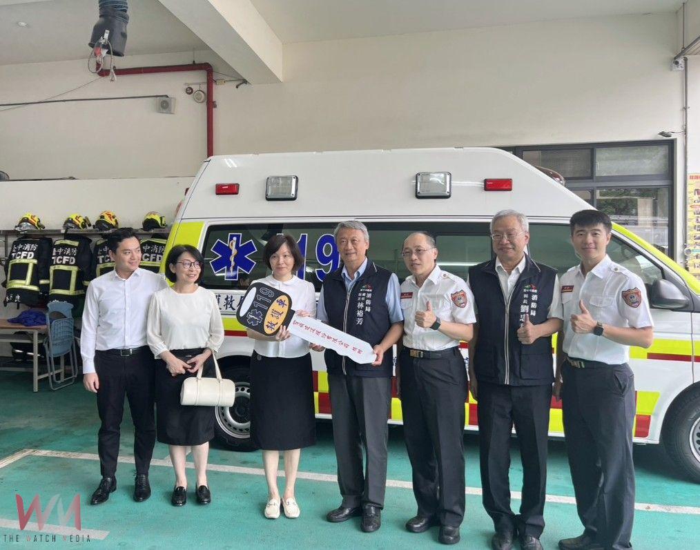 援助消防救災工作 寶禎建設捐贈救護車與器材提升市民安全 - https://www.watchmedia01.com