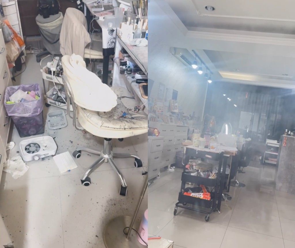 鹿港美甲店粉塵機突爆炸 業者驚呼:差一分鐘就炸在臉上! - https://www.watchmedia01.com
