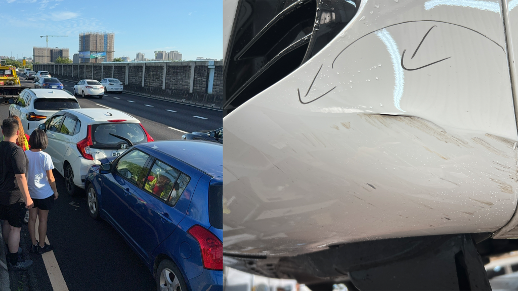 有片／衰！女車主國道被追撞…上拖吊車「2度滑落」　控訴：司機說會負責人卻蒸發