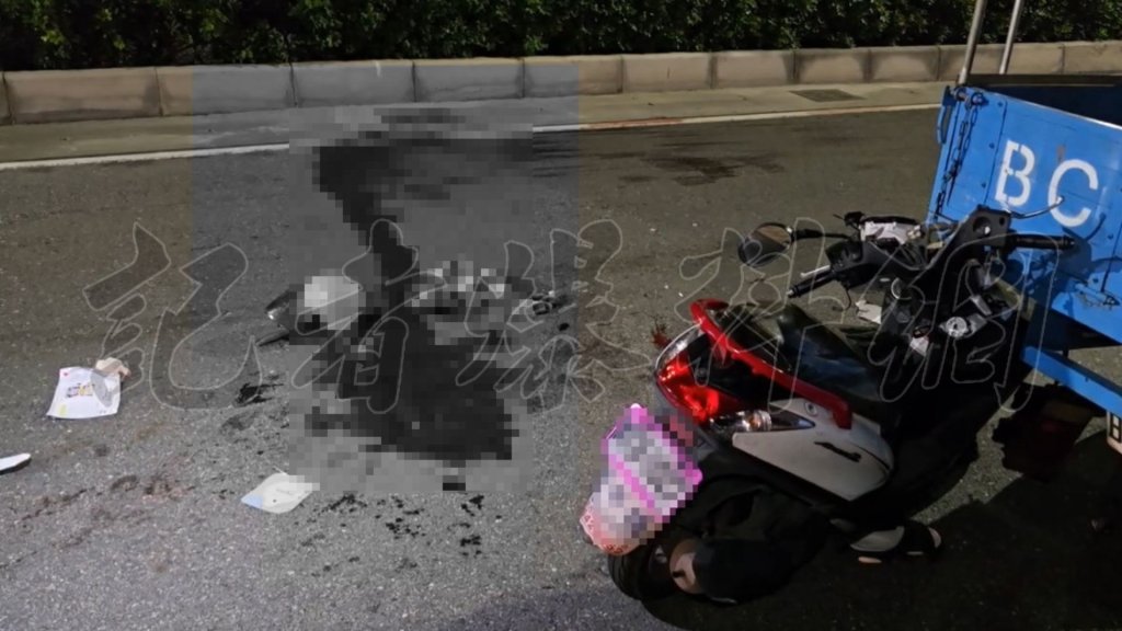 快訊/猛撞小貨車!高雄婦「鮮血橫流」慢車道 當場ohca