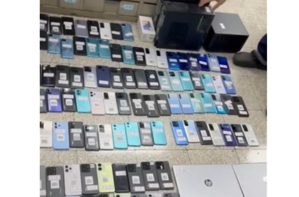 網路博弈洗錢機房藏電商賣場倉庫 警逮7人初估不法獲利近億元 240 cnews204250723a02