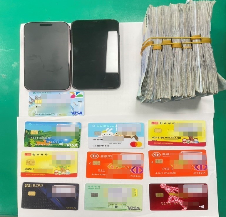 楊姓車手共提領卅五次            黃壽群查獲六十三萬元