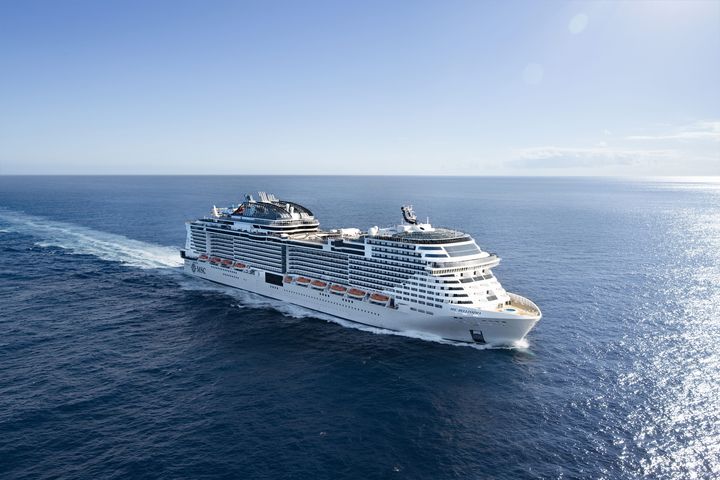 亞洲最大旗艦郵輪「MSC 榮耀號」發佈2026年航線。　圖：MSC榮耀號／提供 