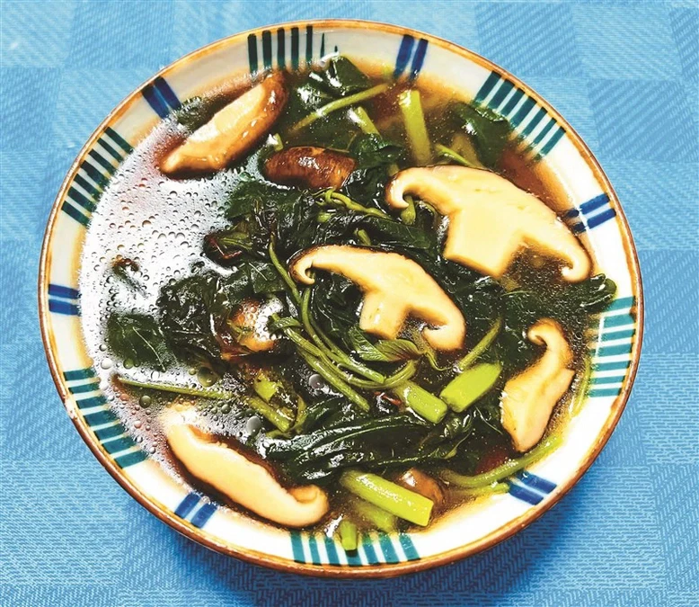 香菇莧菜蓮藕羹