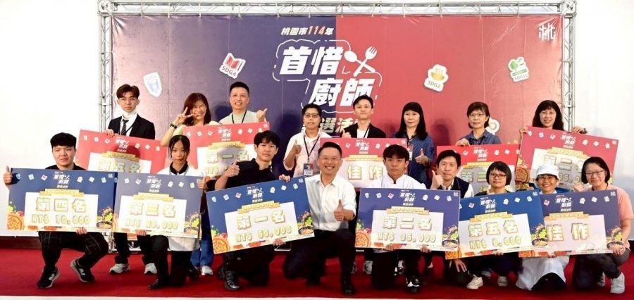 桃市副市長蘇俊賓捲起袖子下廚 用在地食材煮出台灣味的惜食行動